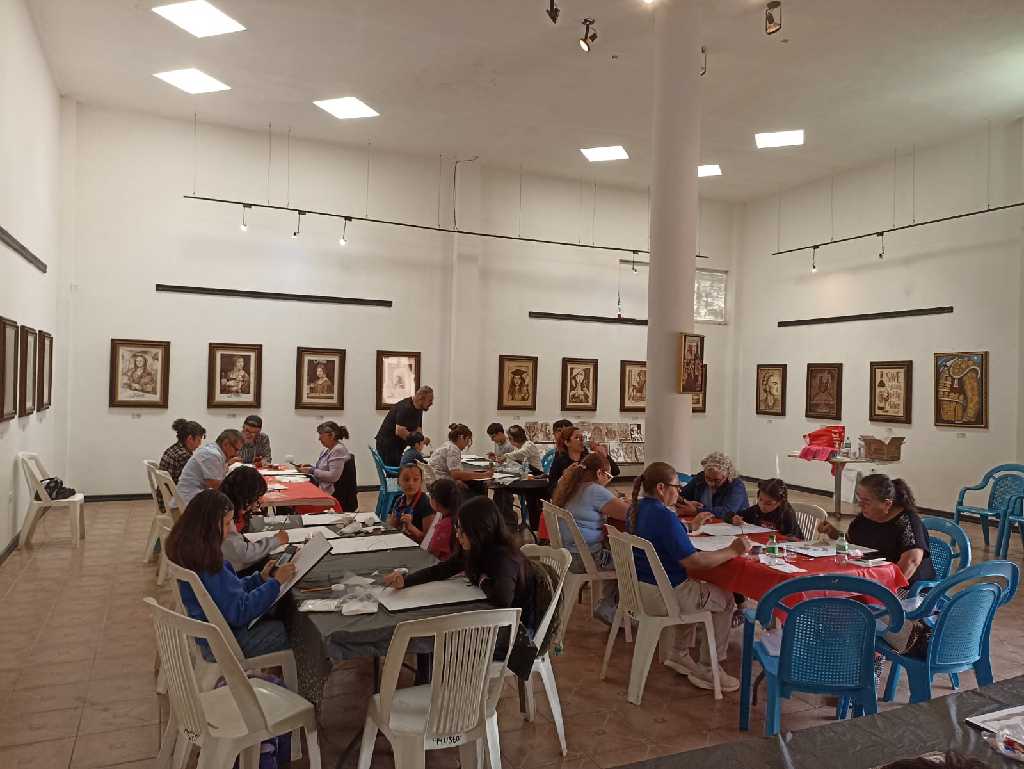 Taller de Wine Art en Matehuala