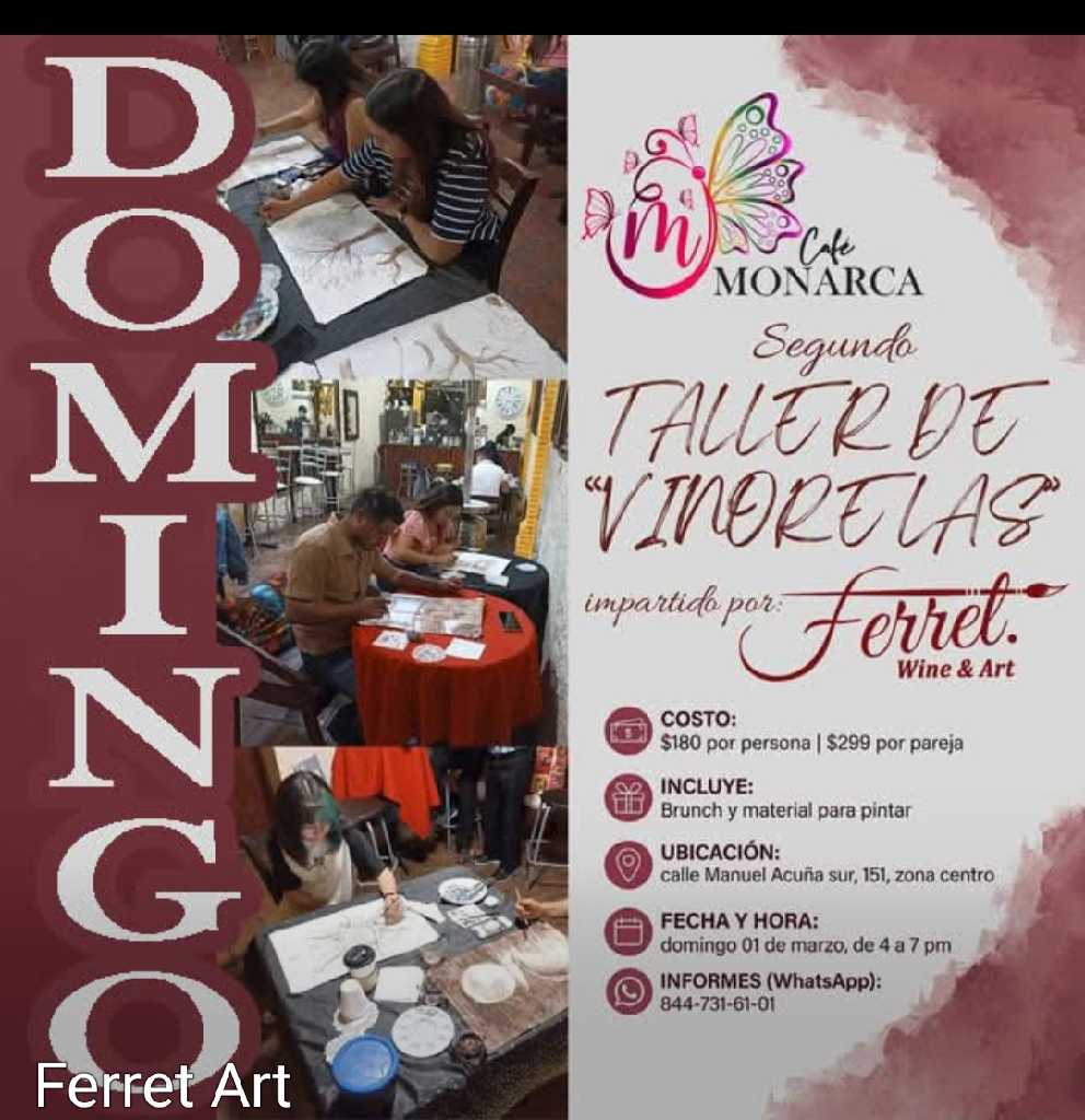 Segundo taller en Café Monarca